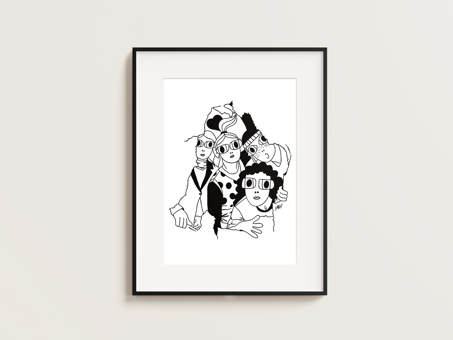AFFICHE FRIENDS OUT