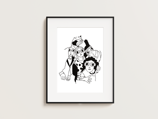 AFFICHE FRIENDS OUT